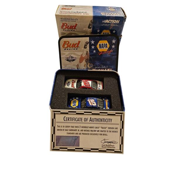 Action Dale Earnhardt Jr. #8 Michael Waltrip #15 NAPA Limited Edition 1/12,000 - Picture 1 of 7